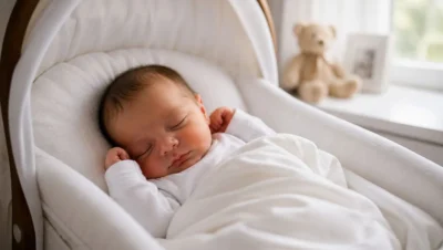Bebê só dorme no colo: como fazer a transição para o berço com segurança
