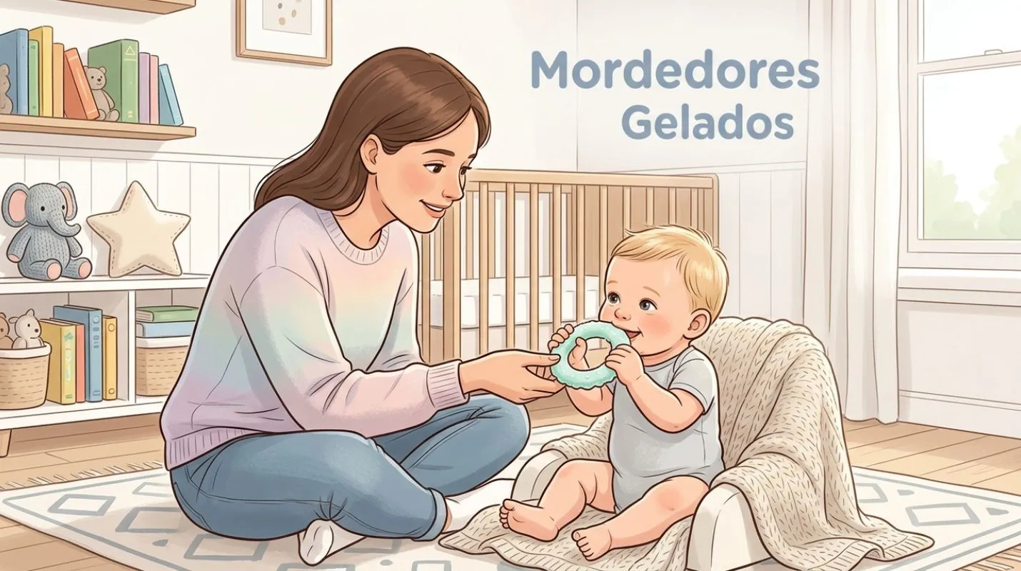 Cuidados para aliviar o desconforto da dentição do bebê